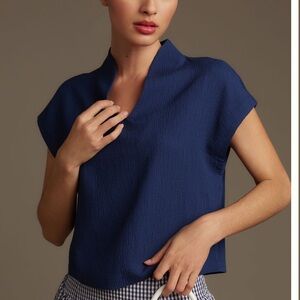 NWT Maeve Anthropologie Textured popover XS